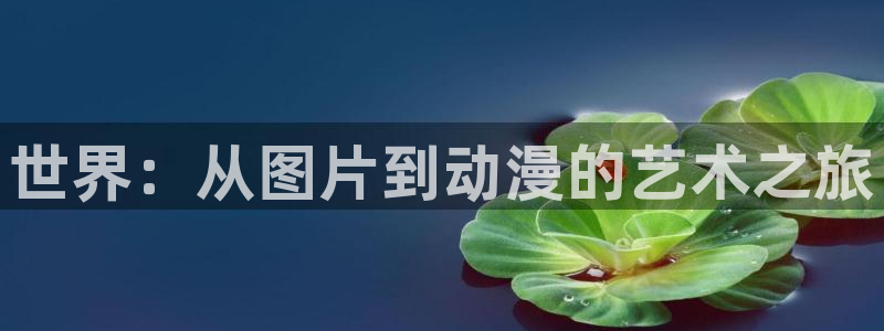 age动漫官网版入口：世界：从图片到动漫的艺术之旅